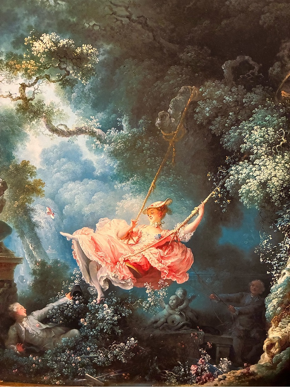 The Swing Framed Print 13x15 Fragonard Gold Baroque Rococo Ornate Wall Art - Picture 3 of 3